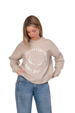 Cremefarbenes Sweatshirt