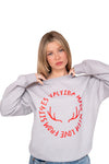 Graues Sweatshirt
