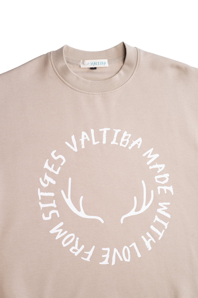 Cremefarbenes Sweatshirt
